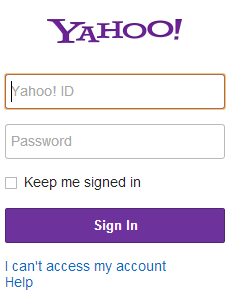 Connexion au mail Yahoo